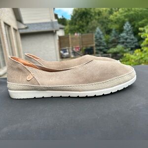 Chic Taupe Suede Loafers